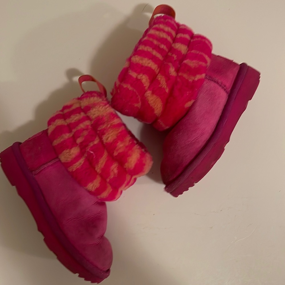 DONATED - UGG Boots Bright Pink Zebra